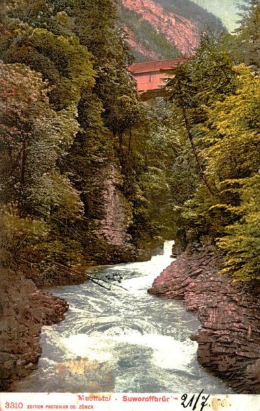 Muottatal, Suworoffbrücke Vorderseite