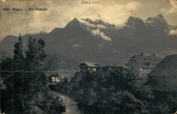 Ragaz, Die Falknis Vorderseite