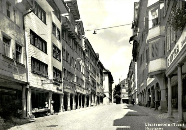 Lichtensteig, Hauptgasse Vorderseite