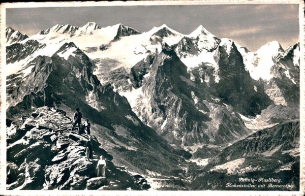 Brünig-Hasliberg, Hohenstollen mit Berneralpen Vorderseite