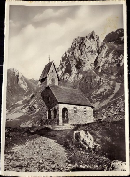 Meglisalp mit Kirchli Vorderseite