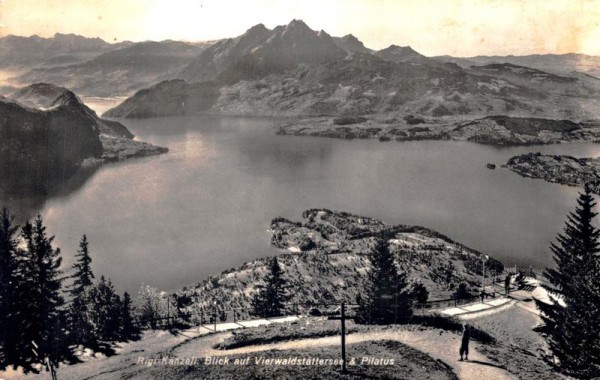 Rigi. Vierwaldstättersee Vorderseite
