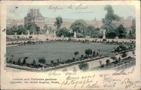 Jardin des Tuileries Vorderseite