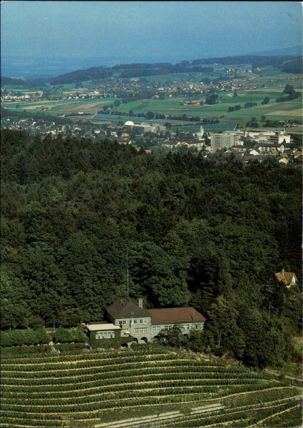 Winterthur, Restaurant Goldenberg, Flugaufnahme Vorderseite