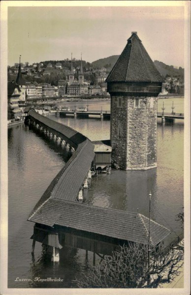 Luzern Kapellbrücke Vorderseite
