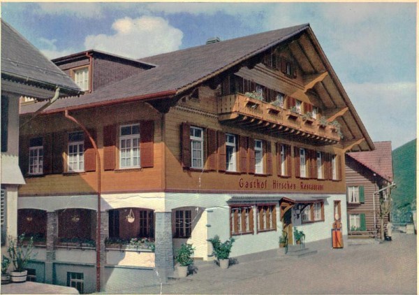 Gasthof Hirschen, Sangernboden Vorderseite