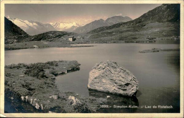 Simplon-Kulm - Lac de Rotelsch Vorderseite