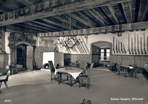Schloss Sargans, Rittersaal Vorderseite