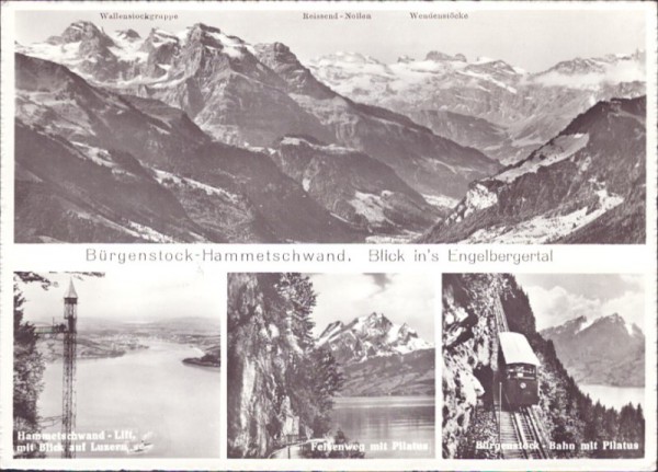 Bürgerstock-Hammetschwand, Blick in's Engelbergertal