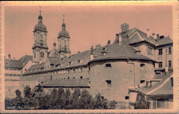 Stiftskirche St. Gallen Vorderseite