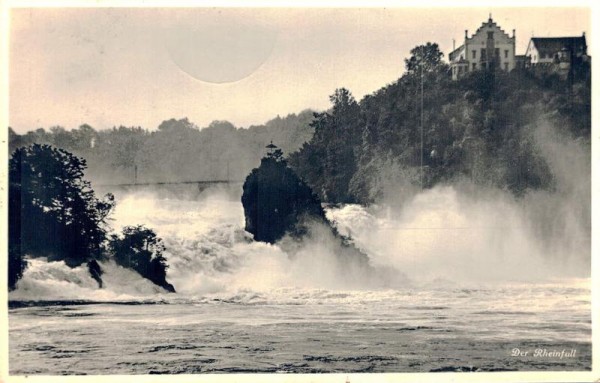Der Rheinfall. 1936 Vorderseite
