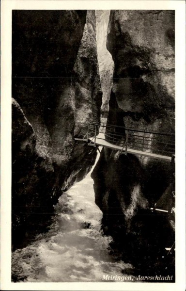 Meiringen/Aareschlucht Vorderseite