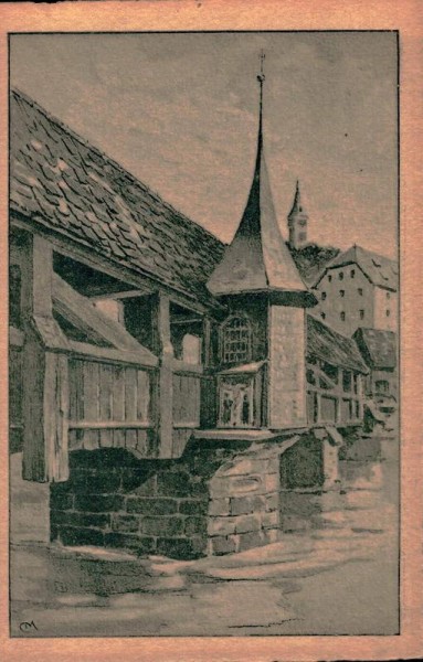 Luzern - Spreuerbrücke Vorderseite