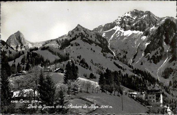 Caux (1074 m) Vorderseite