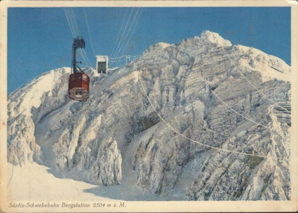 Säntis Schwebebahn Vorderseite