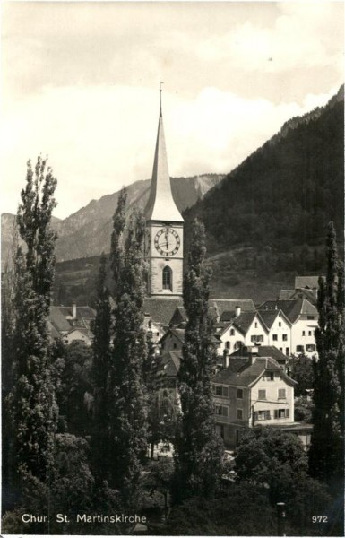 St. Martinskirche, Chur Vorderseite