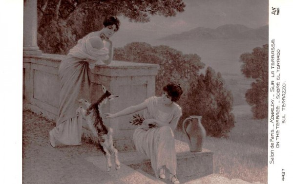 Salon von Paris: Auf der Terrasse Vorderseite