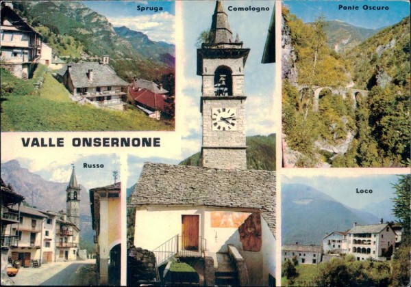 Saluti dalla Valle Onsernone Vorderseite