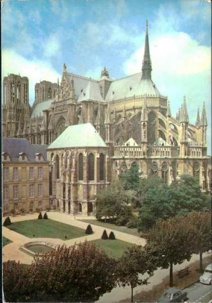 Kathedrale von Reims Vorderseite
