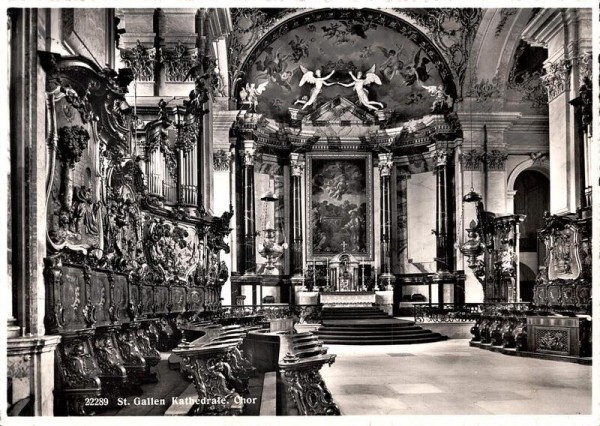 St. Gallen, Kathedrale, Chor Vorderseite