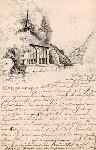 Tellskapelle. 1902 Vorderseite