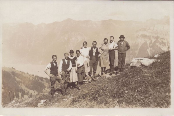 Gruppenbild in den Bergen