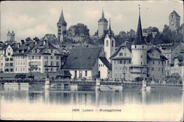 Luzern - Museggtürme Vorderseite