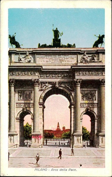Milano - Arco della Pace. Vorderseite