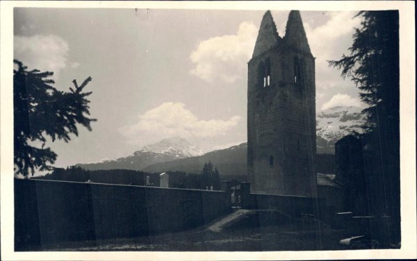 St. Gian-Kirchlein bei Celerina Vorderseite