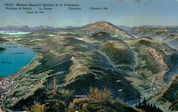 Bienne-Macolin-Evilard et le Chasseral Vorderseite