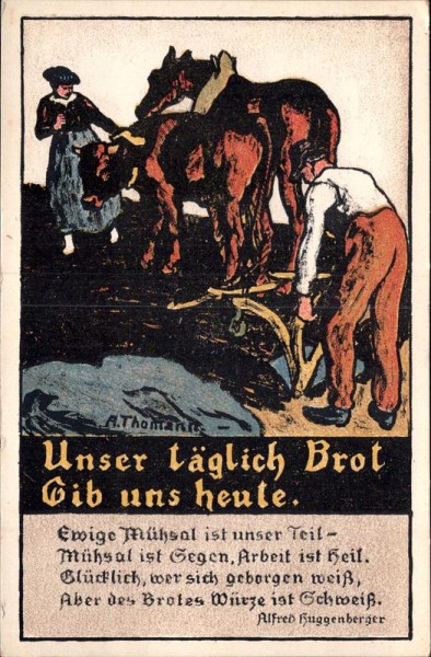 Unser täglich Brot... Kriegsnotunterstützung der Stadt Zürich Vorderseite