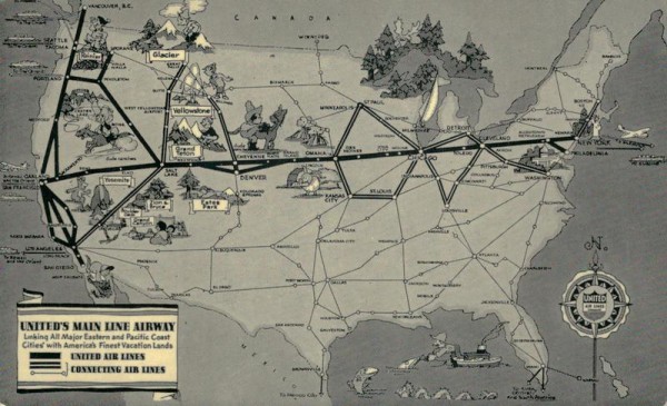 United's Main Line Airway Vorderseite