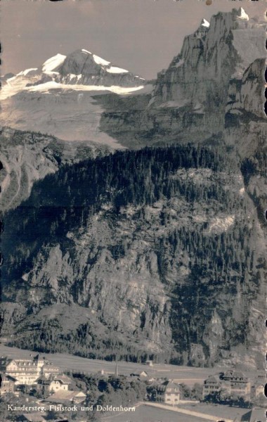 Kandersteg, Fisistock und Doldenhorn Vorderseite