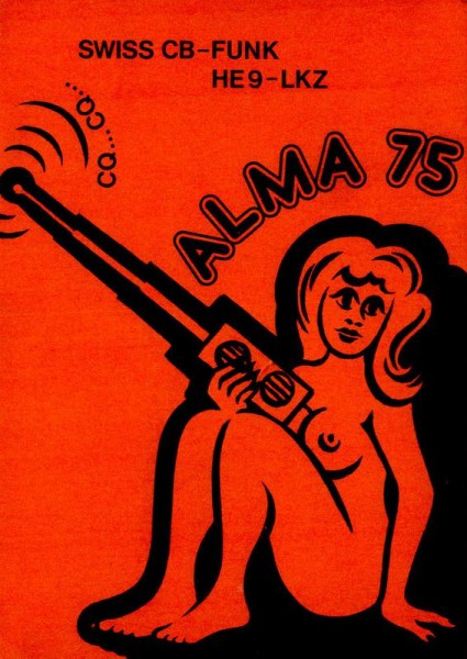 QSL- Karten, Alma 75, Sirnach Vorderseite