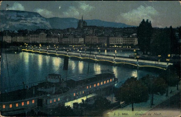 Genève la Nuit. Vorderseite