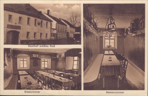Konnersreuth in Bayern, Gasthof weisses Ross Vorderseite