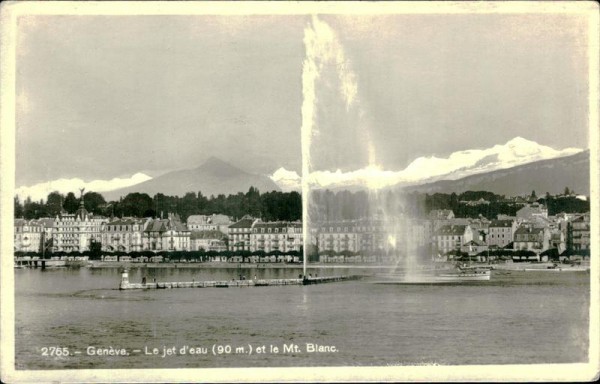 Genève - Jet d’eau Vorderseite
