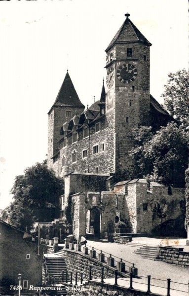 Rapperswil. Schloss. 1946 Vorderseite