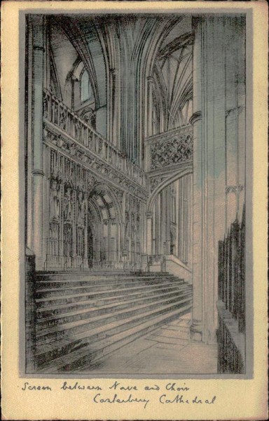Canterbury Cathedral Vorderseite