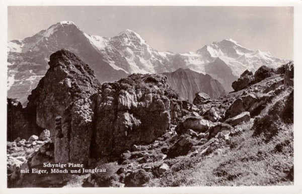 Schynige Platte mit Eiger, Mönch und Jungfrau