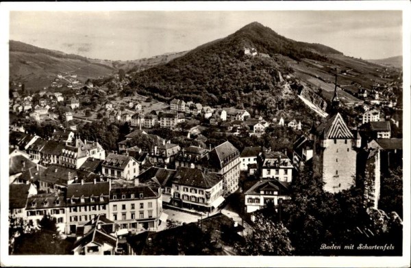 Baden mit Schartenfels Vorderseite