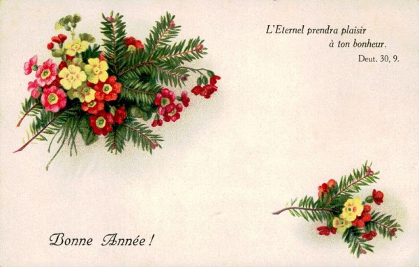 Bonne Année! Vorderseite