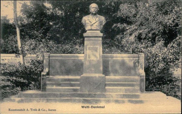 Welti - Denkmal Vorderseite