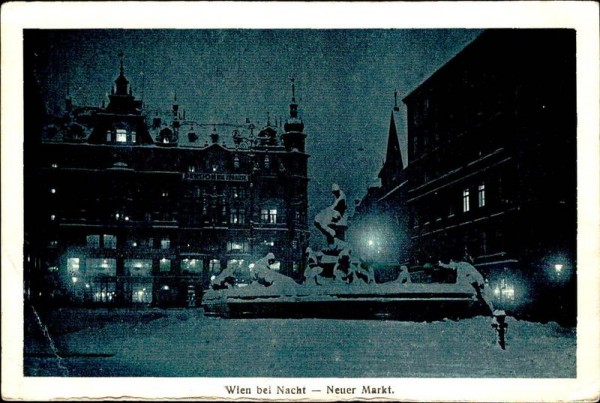 Wien bei Nacht  Vorderseite
