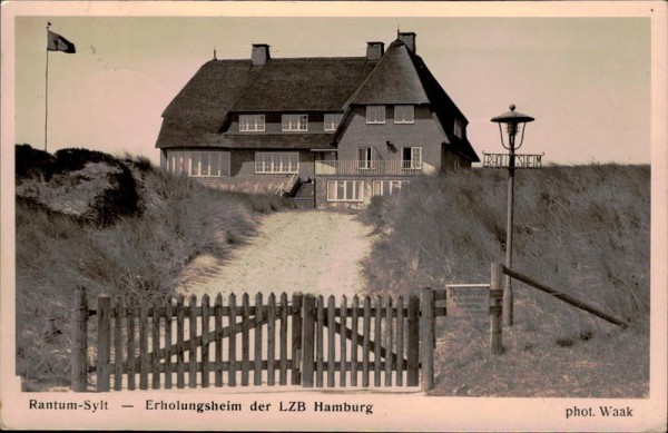 Rantum-Sylt, Erholungsheim der LZB Hamburg Vorderseite