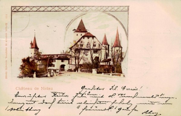 Chateau de Nidau Vorderseite