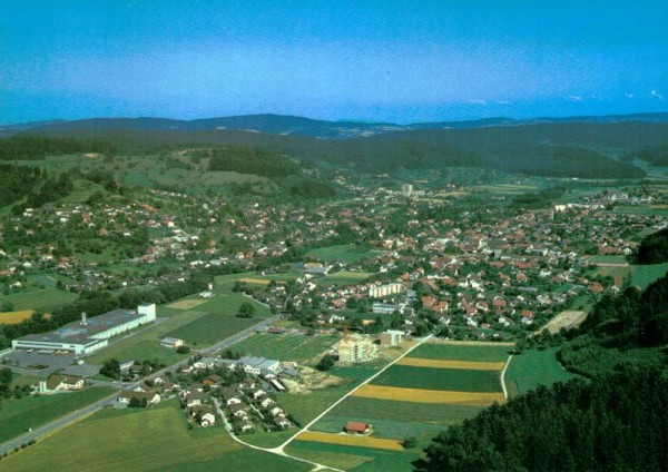 Gränichen, Flugaufnahme Vorderseite