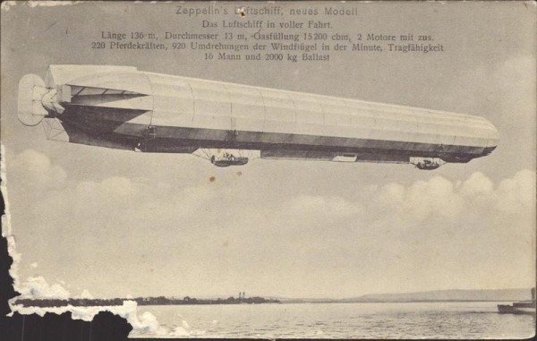 Zeppelin Vorderseite