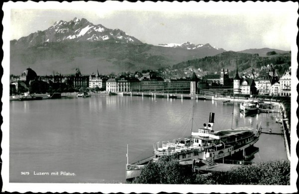 Luzern mit Pilatus Vorderseite