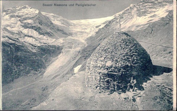 Sassal Massone und Palügletscher Vorderseite